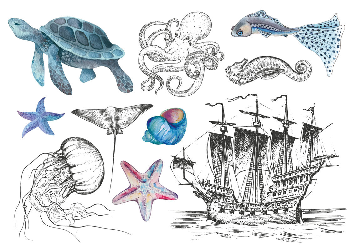 Set štampalica "Sea"