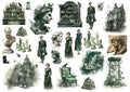 Set štampalica "Dark Academia"